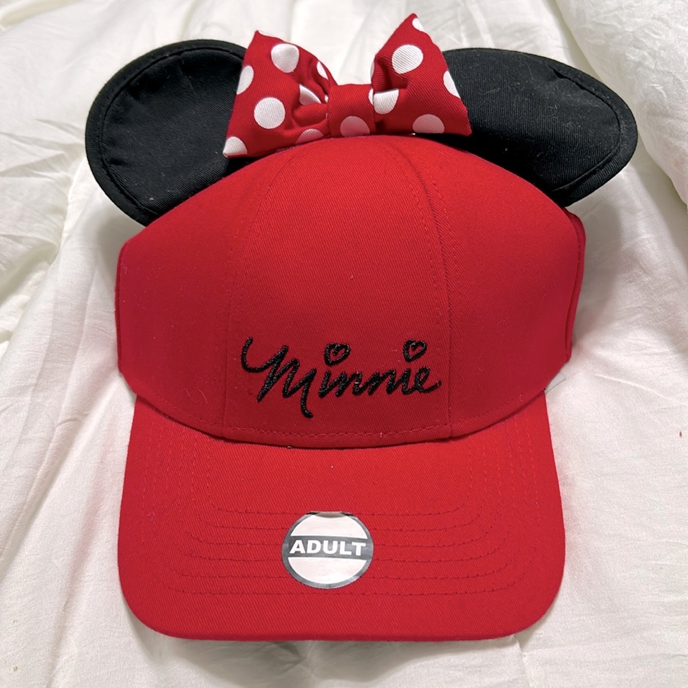 Brand New Never used adult size Minnie Mouse hat.